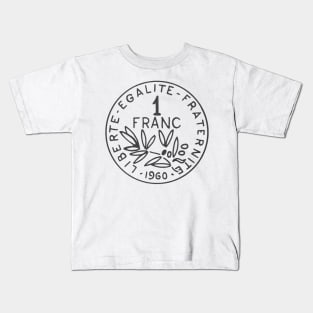 1 Franc - 1960 Kids T-Shirt